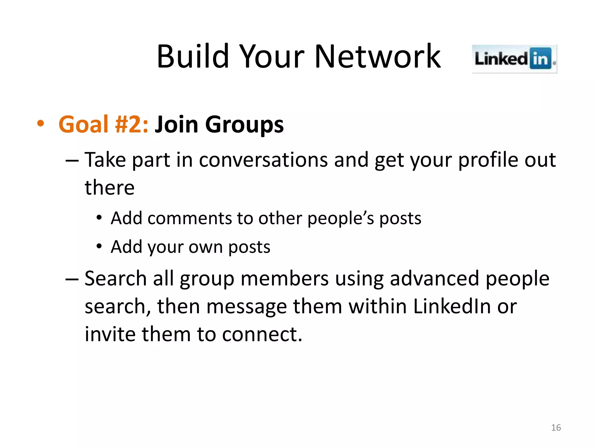 Social Networking for Adults