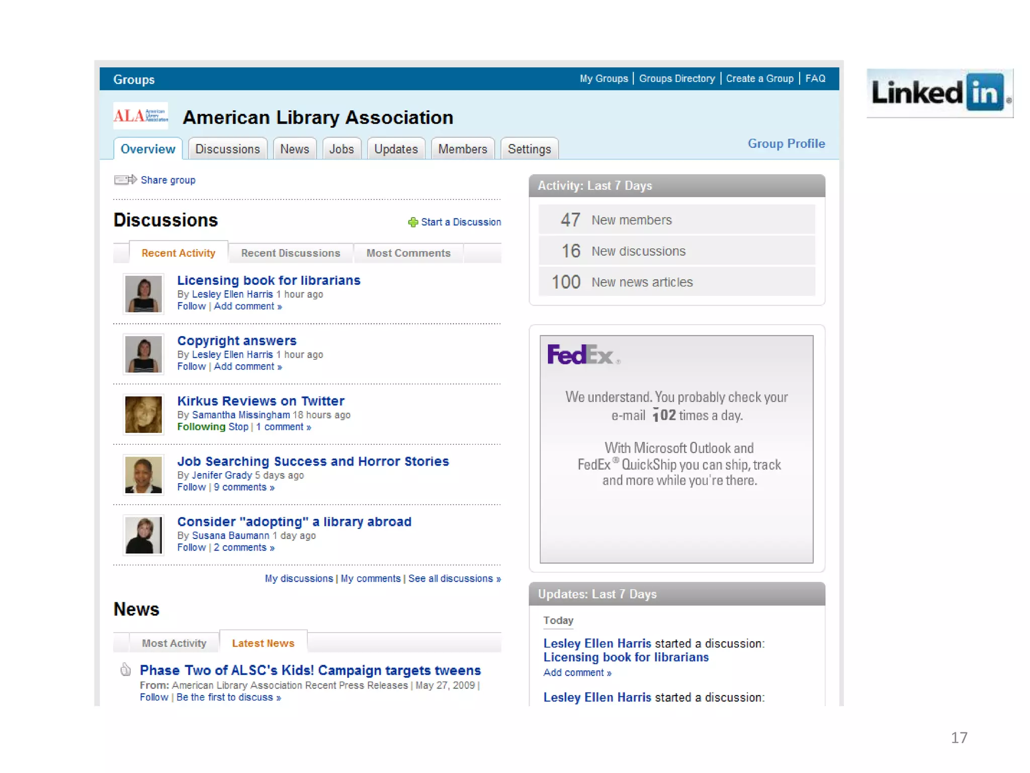 Social Networking for Adults