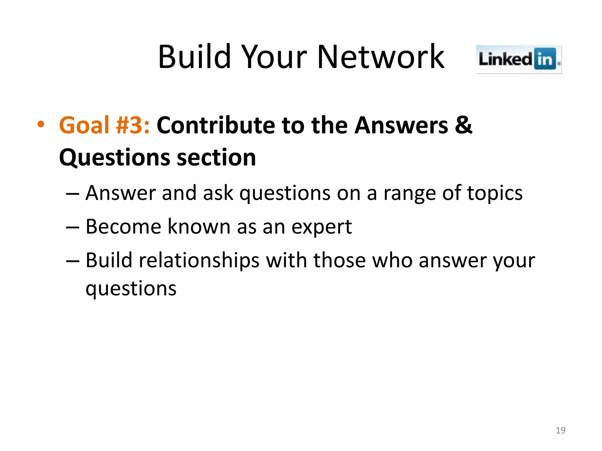 Social Networking for Adults