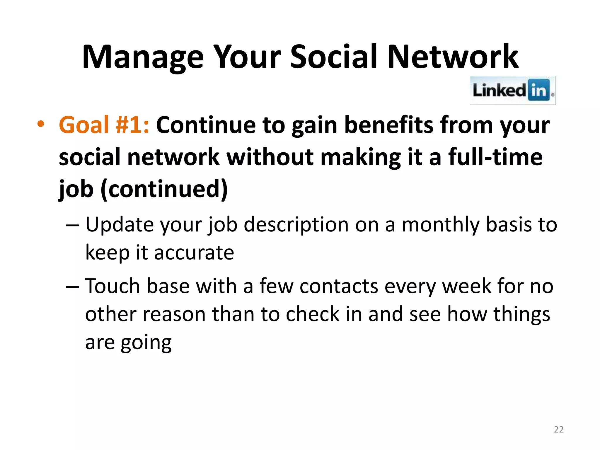 Social Networking for Adults