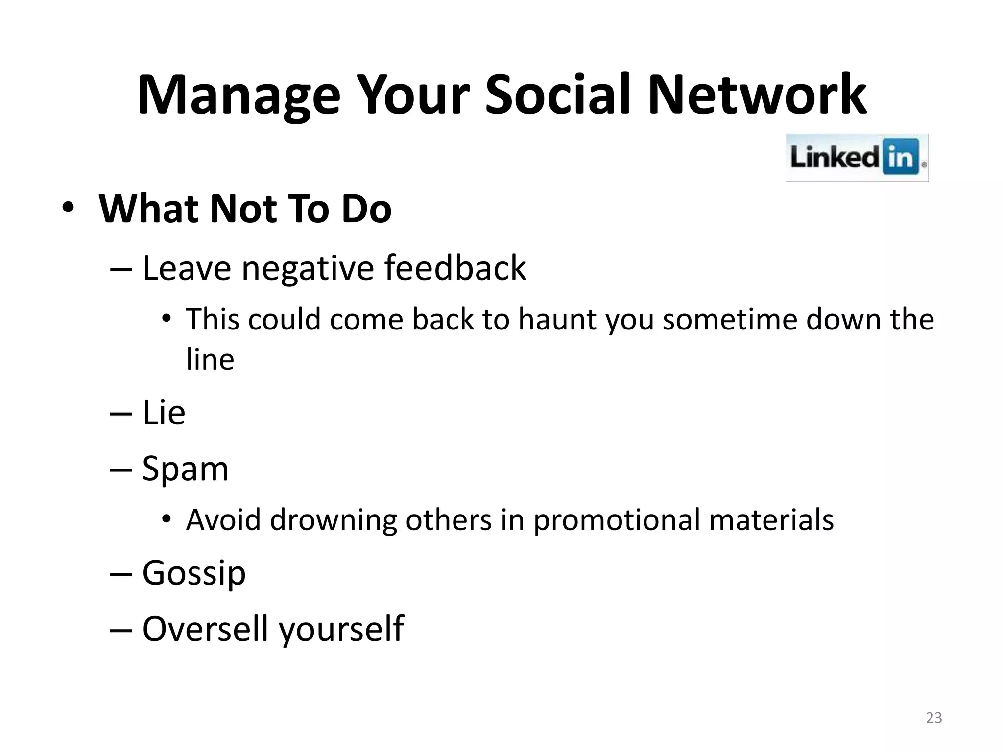 Social Networking for Adults