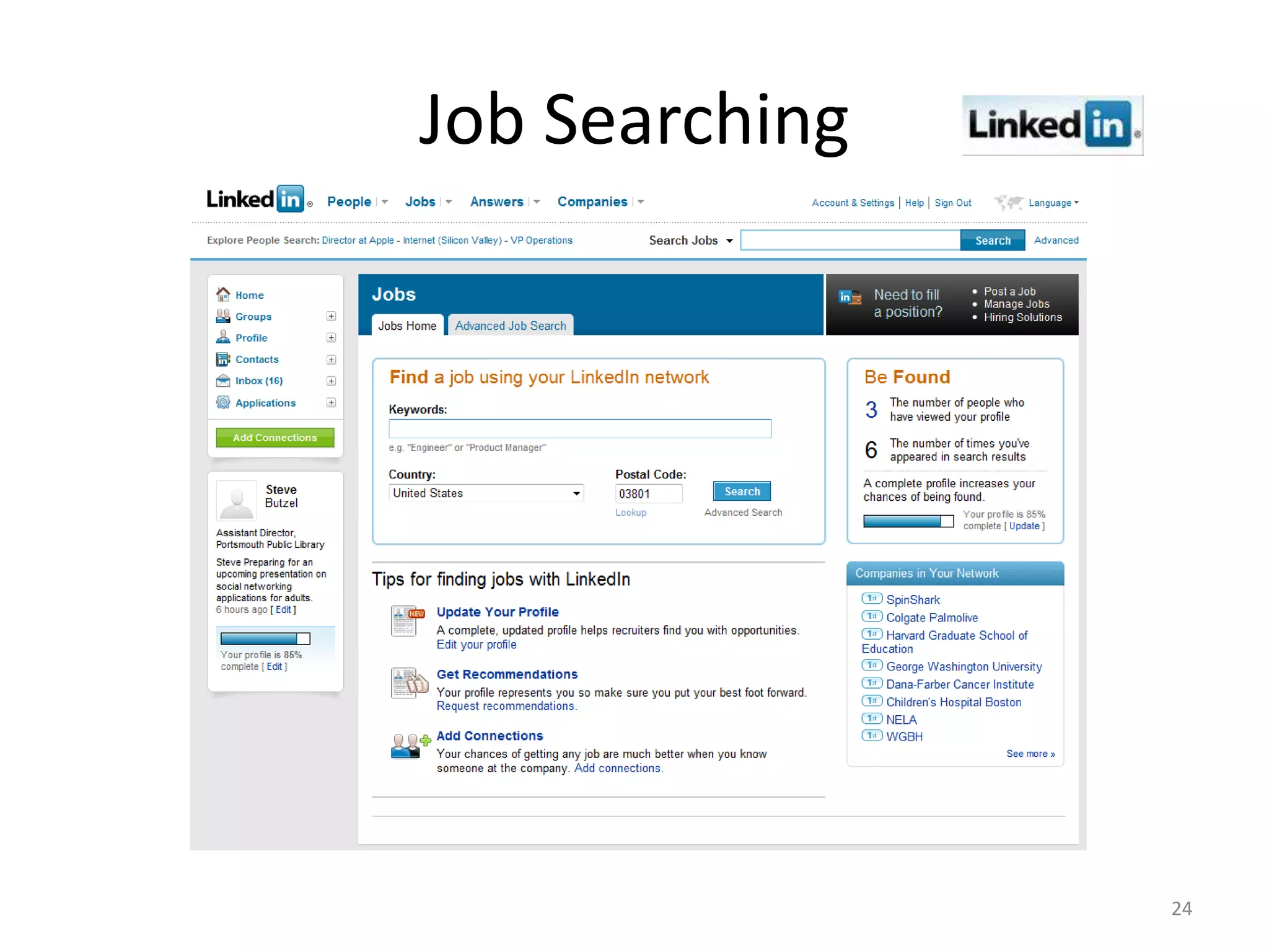 Social Networking for Adults