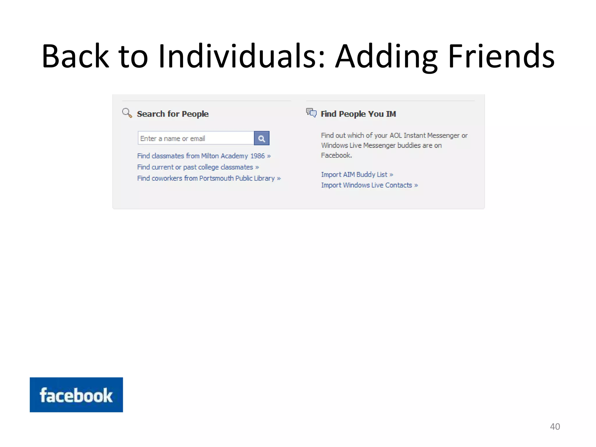 Social Networking for Adults