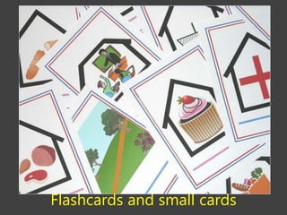 Flashcards and small cards
 