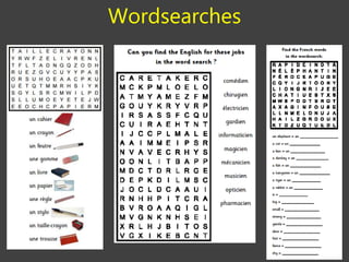Wordsearches
 