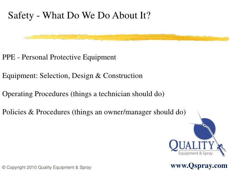 Pest Control Equipment Safety