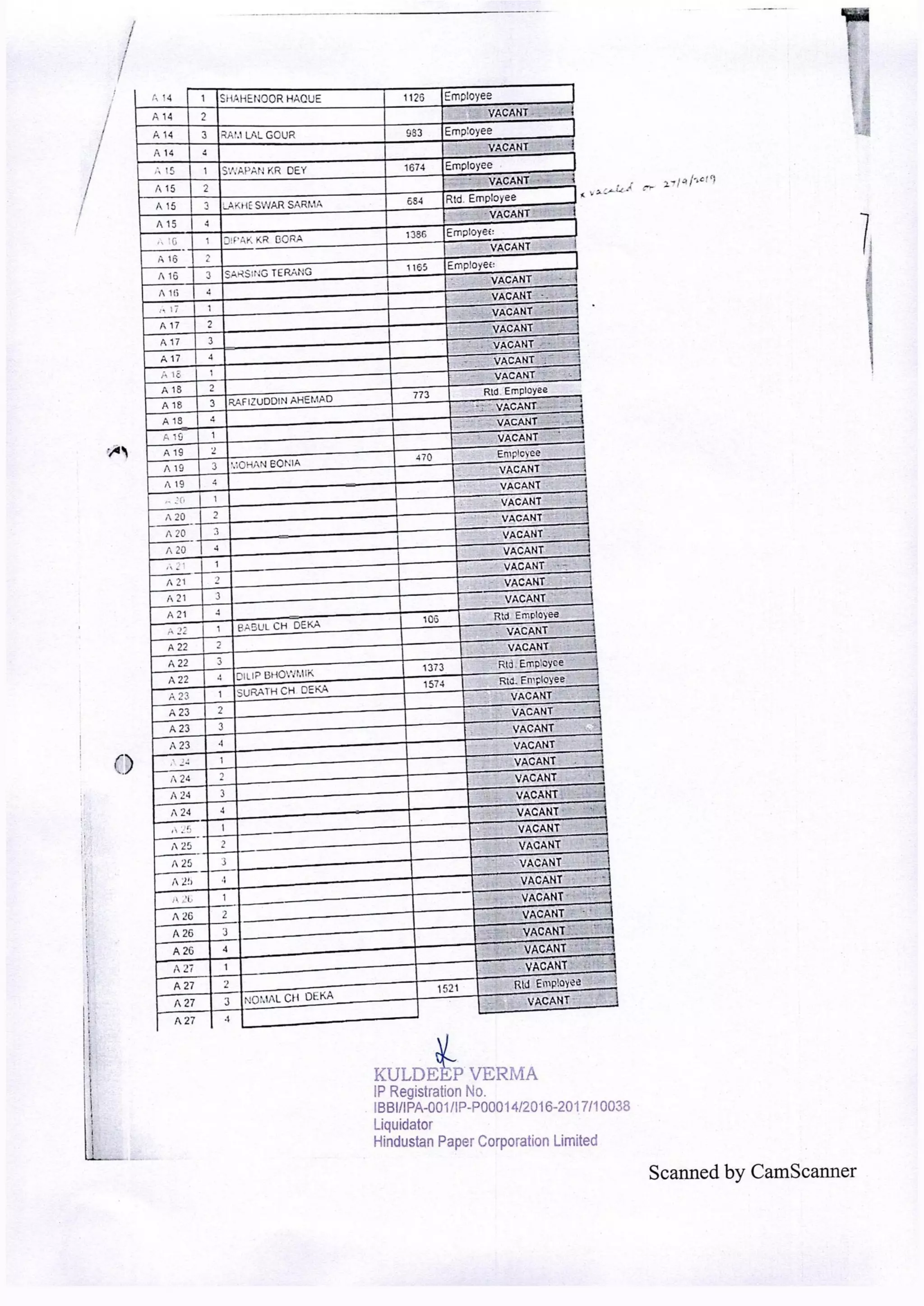 Npm eviction notice dated 03 09 2021