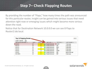 Troubleshoot Network Problems with Routing Rules | PPTX