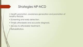 National Program for Prevention and Control of Non Communicable ...