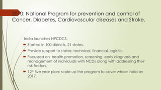 National Program for Prevention and Control of Non Communicable ...