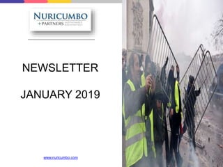 NEWSLETTER
JANUARY 2019
www.nuricumbo.com
 
