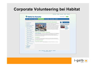 Corporate Volunteering bei Habitat
 