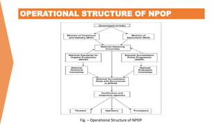 Npop Structure OPERATIONAL STRUCTURE OF NATIONAL PROGRAMME FOR ORGANIC PRODUCTION | PDF