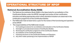 Npop Structure OPERATIONAL STRUCTURE OF NATIONAL PROGRAMME FOR ORGANIC PRODUCTION | PDF