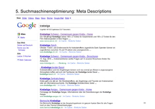 4. Google AdWords: Dreiklang anstreben37Anzeigen- text © Yourposition GmbH, Zürich