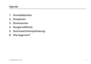Ziele und Erwartungen?