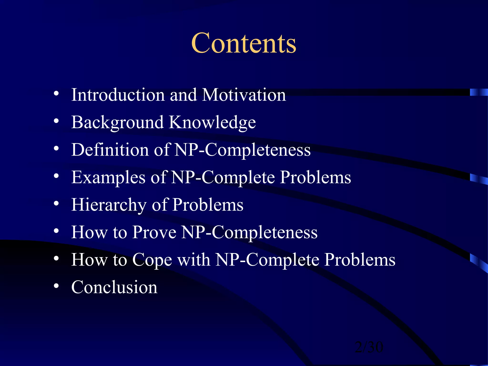 Introduction to NP Completeness | PPT