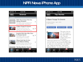 NPR News iPhone App 