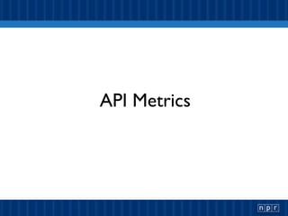 API Metrics 