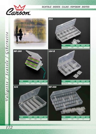 Leo pesca - Catalogo Carson Scatole