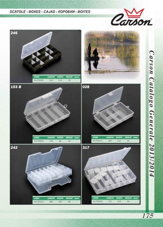 Leo pesca - Catalogo Carson Scatole