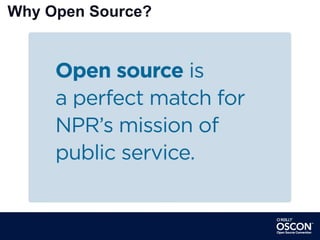 Why Open Source? 