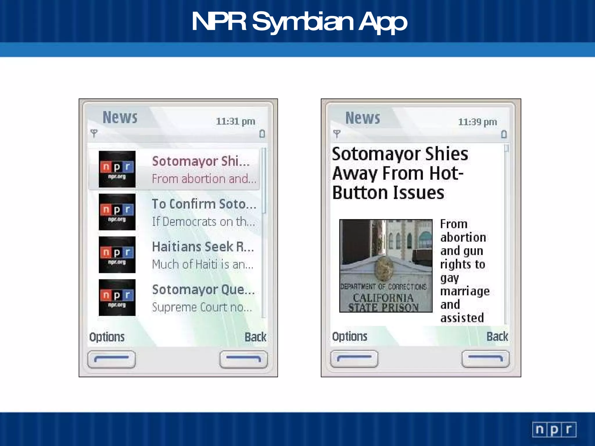 WBUR Growth : With NPR API Content 