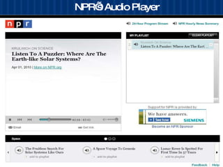 NPR.org Audio Player 