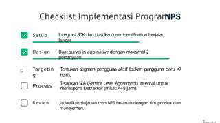 Memahami NPS dalam menghitung score kepuasan pengguna aplikasi | PPTX