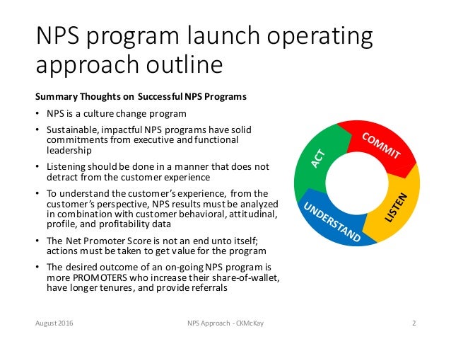 NPS Program Approach Outline