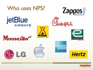 Who uses NPS?
 