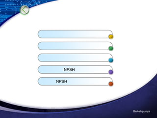 Berkeh pumps
NPSH
NPSH
 