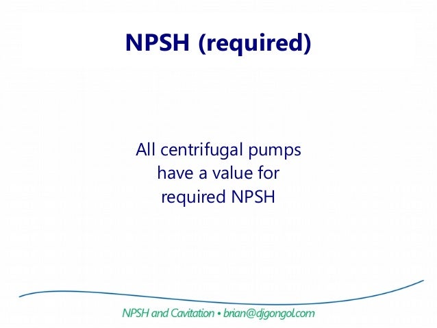 iNPSHi and ipumpi cavitation iNPSHi and ipumpi cavitation