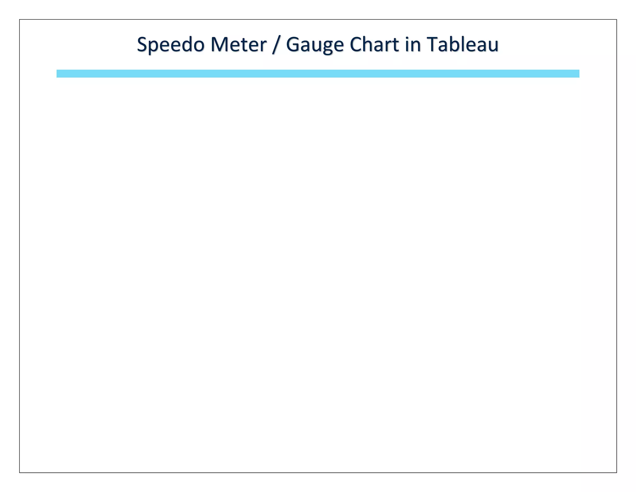 Nps speedo meter gauge chart in tabelau PPT