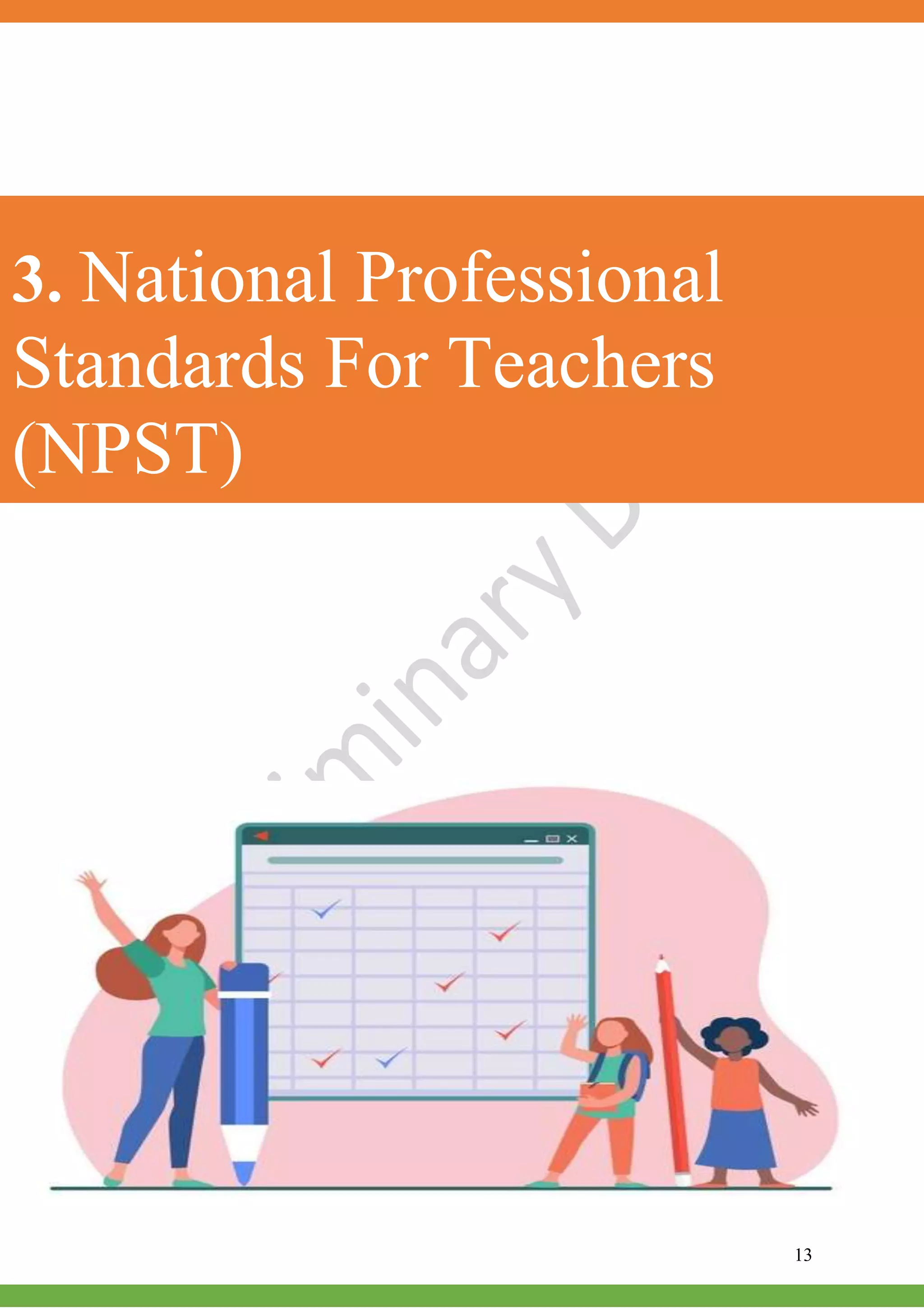 National Professional Standards for Teachers draft by ncte | PDF