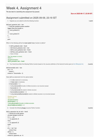 Example Npqel Assignment NPTEL Assignment Completed PDF FILE with ans | PDF