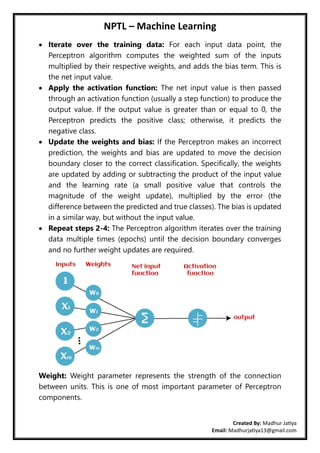 Nptel Machine Learning Notes.pdf NPTEL - Machine Learning by Madhur Jatiya.pdf