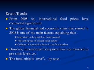 Food security, food crisis and its impact on the caribbean | PDF