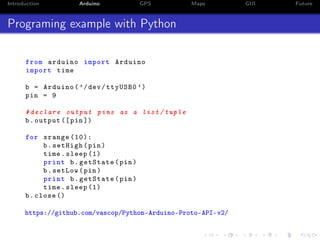 Easy GPS Tracker using Arduino and Python | PPT
