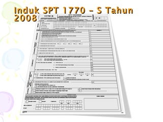 Induk SPT 1770 – S Tahun 2008 