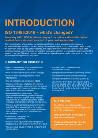 NQA - ISO 13485 Gap Guide | PDF