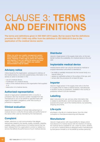NQA ISO 13485 Implementation Guide | PDF