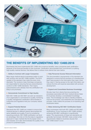 NQA ISO 13485 Introduction Guide | PDF