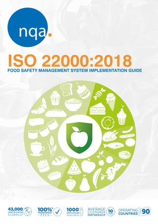 ISO 22000:2018FOOD SAFETY MANAGEMENT SYSTEM IMPLEMENTATION GUIDE
9043,000
TRANSPARENT
*
 