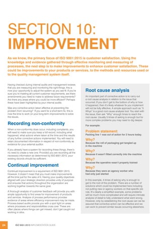 NQA ISO 9001 Implementation Guide | PDF