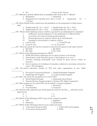 Nqesh 2014 (final mock test) with answers