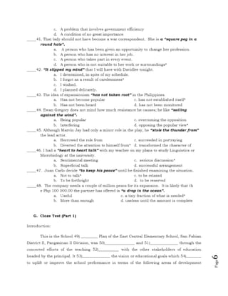Nqesh 2014 (final mock test) with answers