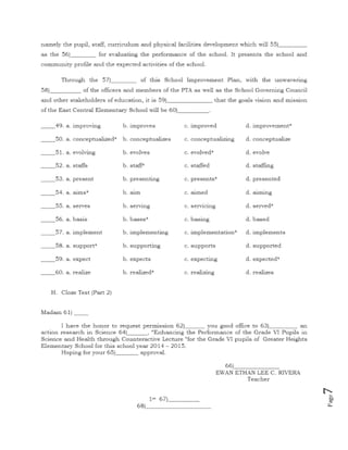 Nqesh 2014 (final mock test) with answers