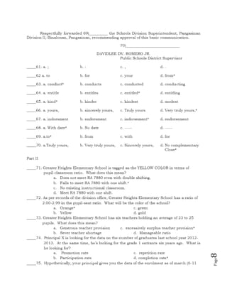 Nqesh 2014 (final mock test) with answers