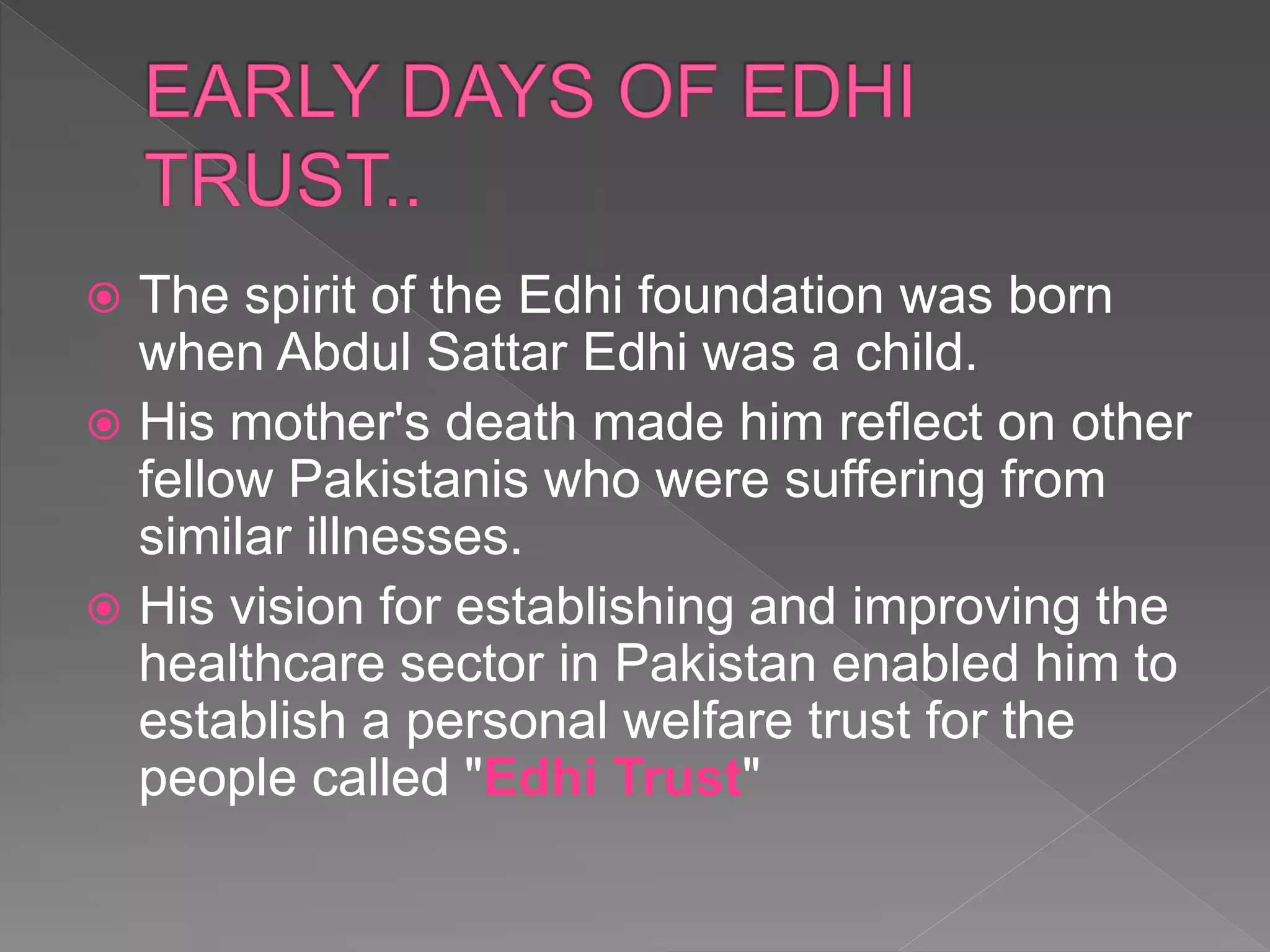 ABDUL SATTAR EDHI (True humanitarian) | PPTX
